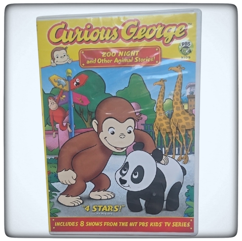 Curious George Zoo Night and Other Animal Stories-Disc DVD